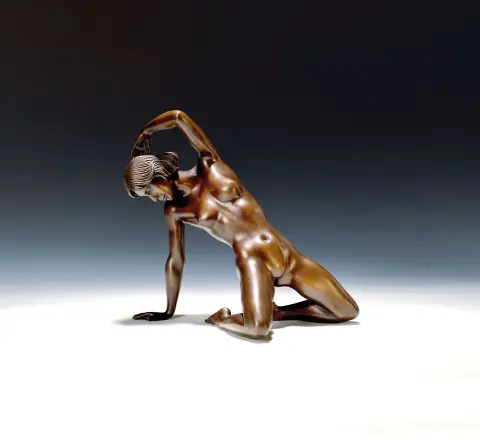 Arno Breker, 1900-1991, sculpture en bronze, "Grazie", 107/300, signée, cachet de fondeur Venturi