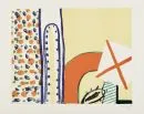 Antes, Horst, geb. 1936 Heppenheim – Farblithographie, 31 x 39 cm, "Stillleben", handsign., oberer Blattrand mit Knick, Lit.: Benezit, Saur, Mühlfarth, van…
