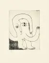 Antes, Horst, né en 1936 à Heppenheim – eau-forte, 25 x 19,5 cm, "Kopffüßler", signée à la main, num. 29/60