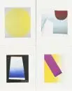 Geiger, Rupprecht, 1908 - 2009 Munich – 4 impressions offset couleur, formats divers (plus grande 20 x 17 cm), "Compositions", P, réf.: Benezit, Vollmer, Saur