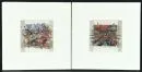 MacDonald, Susannah, née 1954 – 2 sérigraphies en couleurs en 3-D, 13 x 13 cm chacune, "Venedig" et "Alpiner Wintersport", signées, dat. (19)96, num. 181 et 182/325