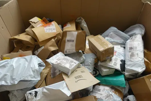 Bundle of surprise packages from vending machine