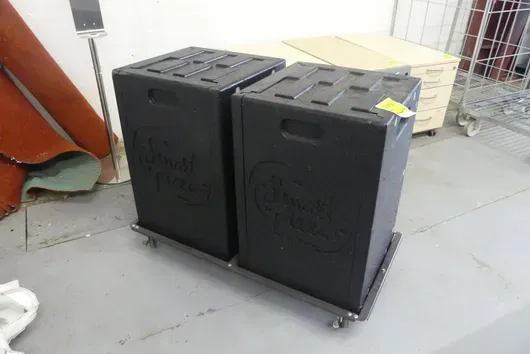 2x Termobox Smart Pizza + wózek transportowy