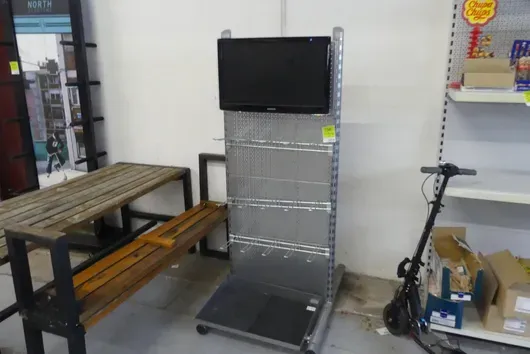 Mobile sales display with Samsung screen