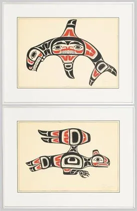 CLIFFORD JR., George（* 1962年生于加拿大不列颠哥伦比亚省）。2件作品《Male Spirit》和《Freedom》