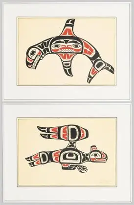 CLIFFORD JR., George (* 1962 i British Columbia/Canada). 2 værker "Male Spirit" og "Freedom"