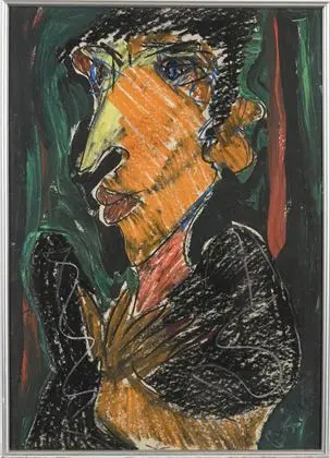 KEIL, Peter Robert (* 1942 Züllichau). Portræt af Keith Richards