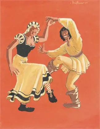 HEIßNER, Otto. Folkedans