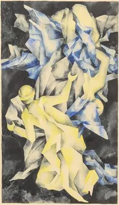 Abstrakt figurativ komposition