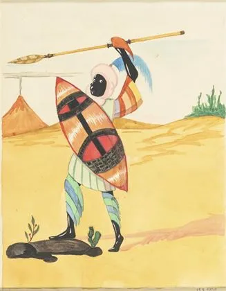 KAMPF, Wolfgang. Luptător african