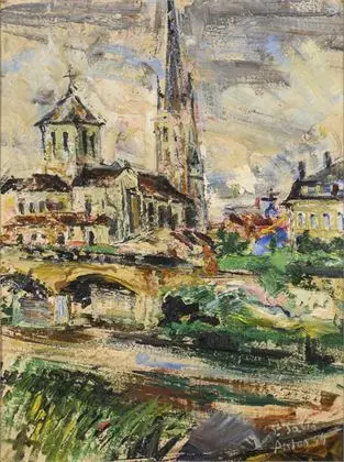 RÄDERSCHEIDT, Anton (1892 Köln - 1970 smst.). St. Savin