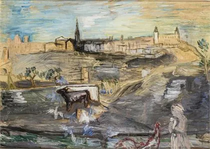 CRODEL, Charles (1894年马赛 - 1973年慕尼黑)。奥尔维耶托景观