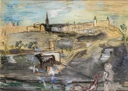 CRODEL, Charles (1894 Marseille - 1973 München). Udsigt over Orvieto