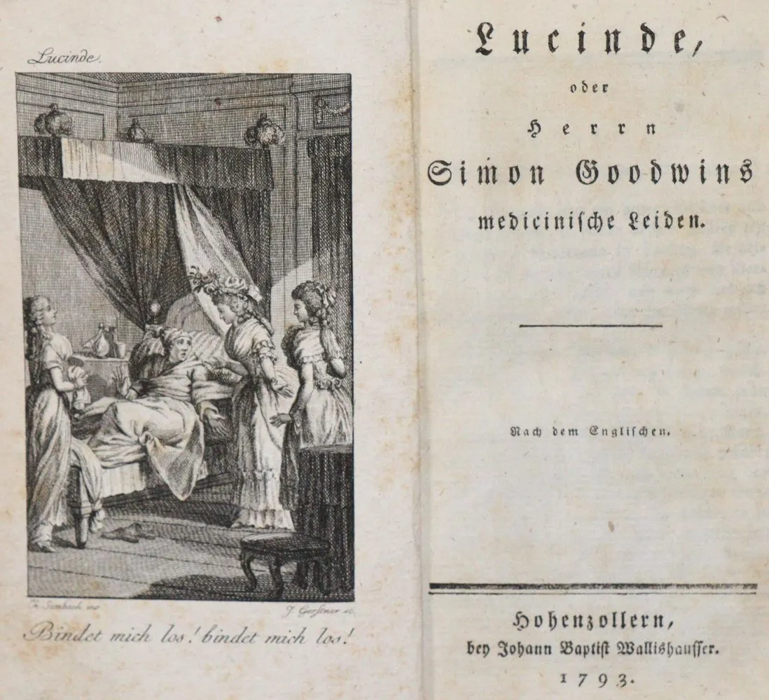 (Naubert,B.). – Lucinde, oder Herrn Simon Goodwins medicinische Leiden