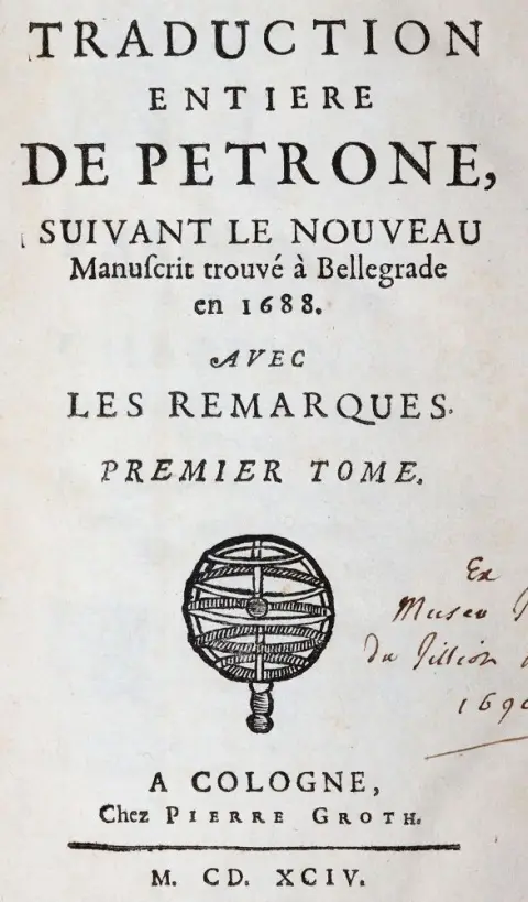 Petronius Arbiter,T. – Traduction entiere de Petrone,..