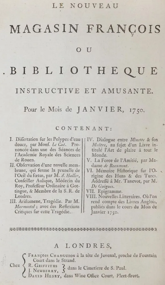 Voltaire, (F.M.A.). – List do księcia Richelieu