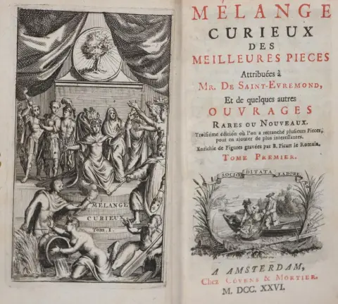 Saint-Evremond, C.M. de – Melange curieux des meilleures pieces