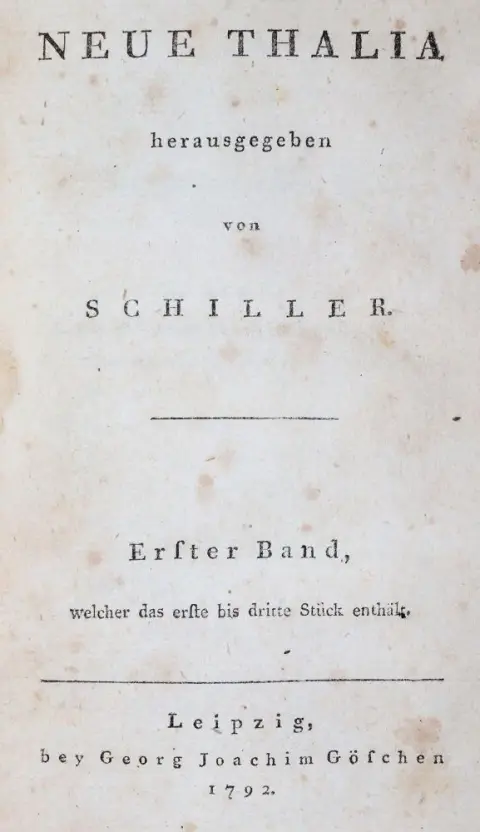 Schiller,F.v. – Neue Thalia