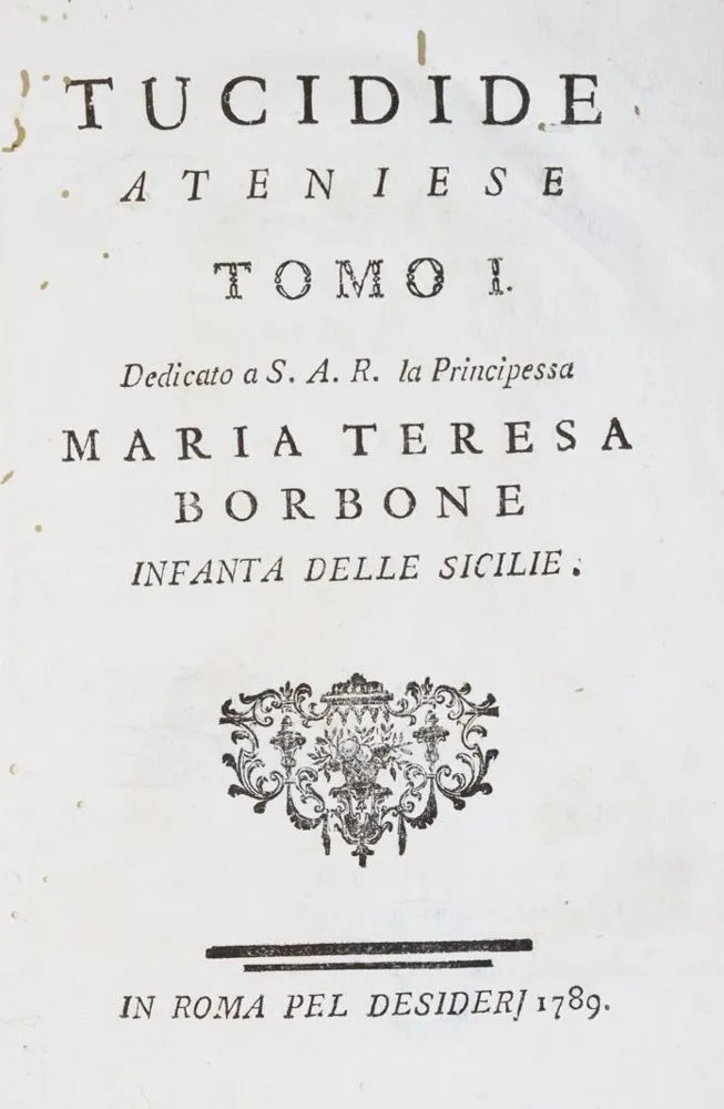 Thucydides. – (Opera)