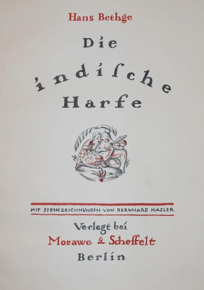 Bethge, H. – La harpe indienne