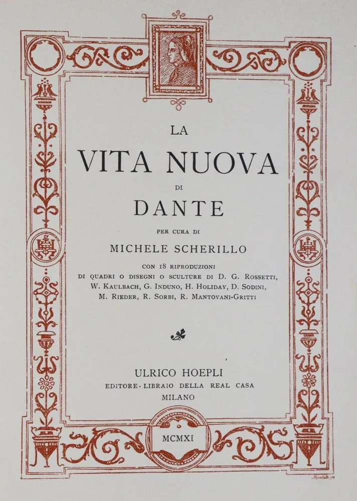 Scherillo,M. – La Vita Nuova di Dante