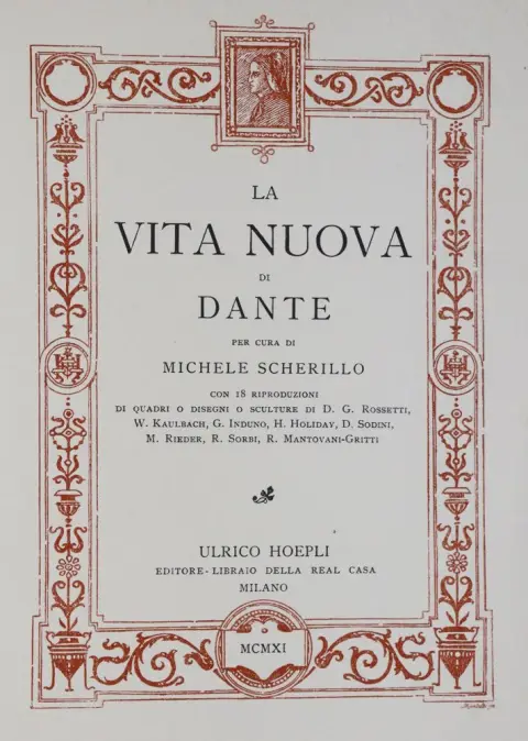 Scherillo,M. – La Vita Nuova di Dante