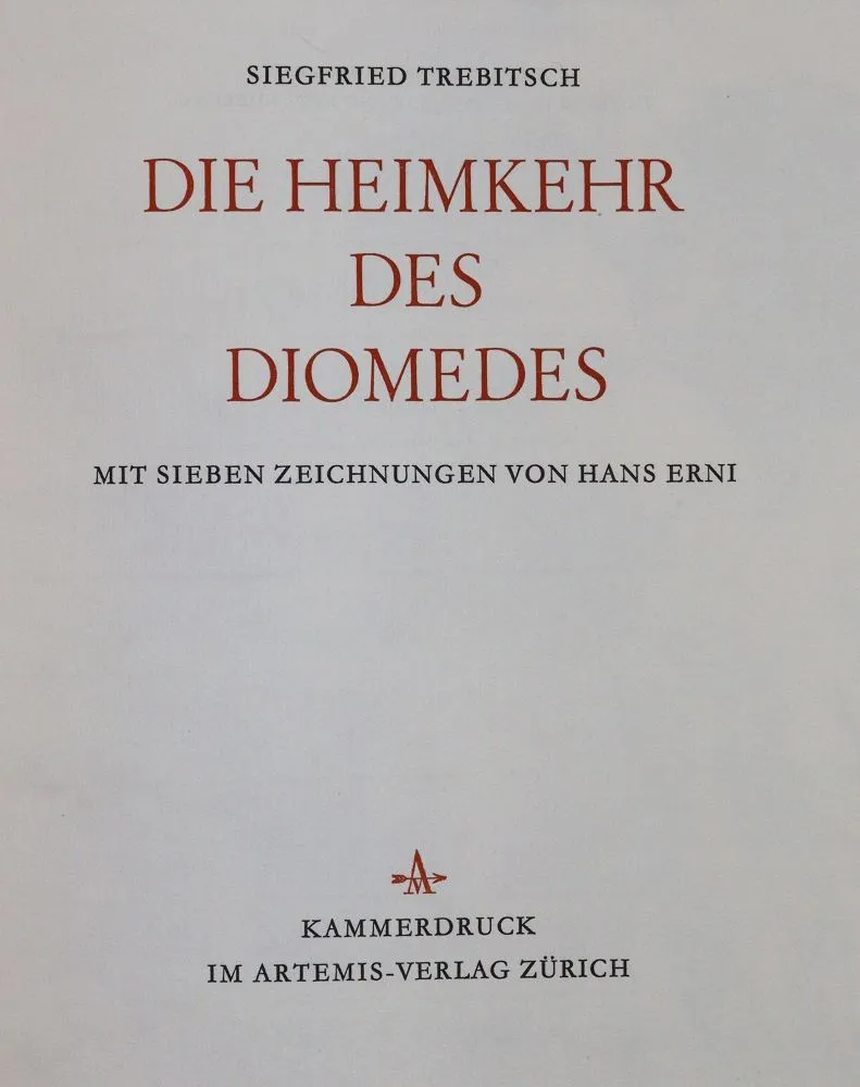 Trebitsch,S. – Návrat Diomédův