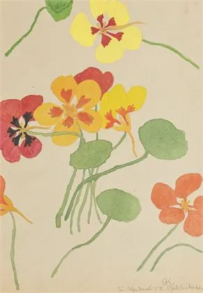 KAMPF, Gertrud. Blomsterkarse
