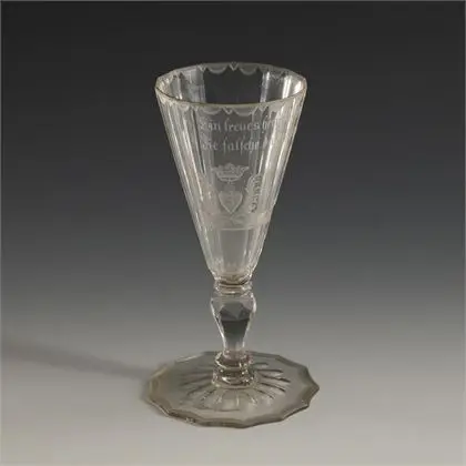 Verre à pied baroque