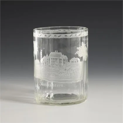 Gobelet à vues Biedermeier « Fürstenstein »