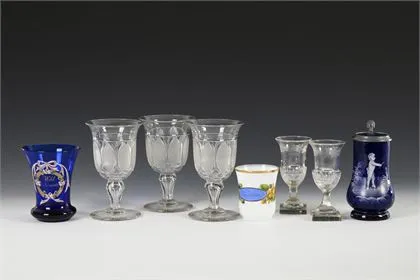 8 verschillende glazen