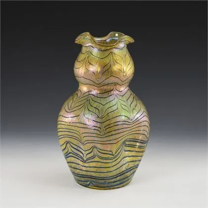 Grand vase double calebasse rare