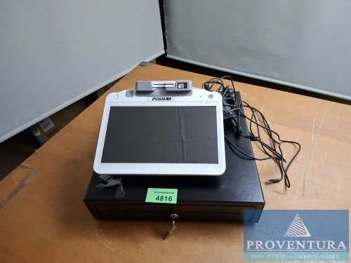 Système PC d'ancien poste de caisse PAX E700 Possum 12