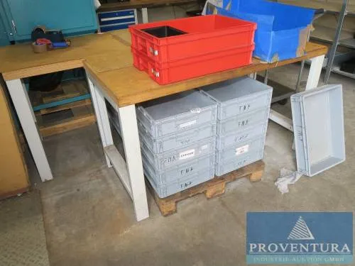 Établis GARANT acier/bois 1 pc env. 200x80x74h cm