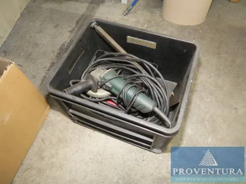 Tools and consumables such as angle grinder METABO