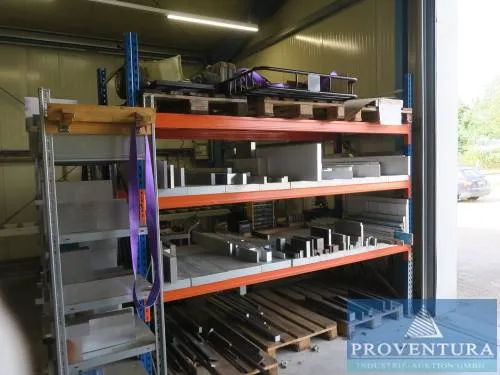 Zware stelling blauw/oranje 2 staanders
