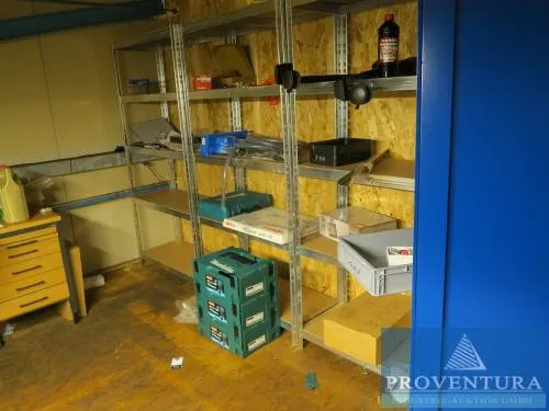 Shelf contents like empty tool boxes