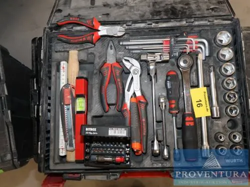 Assortiment d'outils WÜRTH Zebra env. 65 pièces