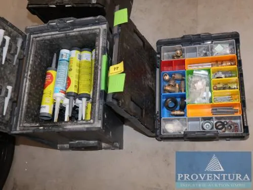 Systainer RECA wypełniony materiałami sanitarnymi i silikonem