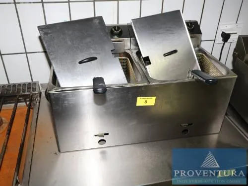 Double friteuse de table RM Gastro FE 1010 T 2x11 L