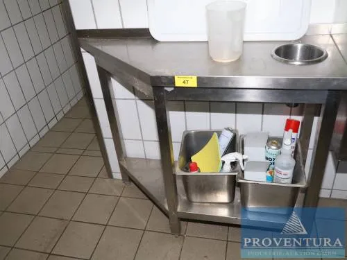 RVS werktafel ca. 100x40 cm
