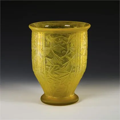 Grote art deco vaas. Daum