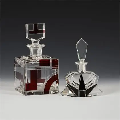 2 Art-deco flacons