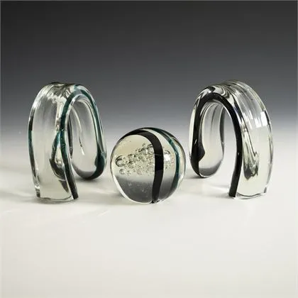 3-part studio glass object