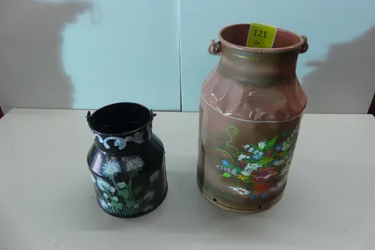 2 bidons à lait
