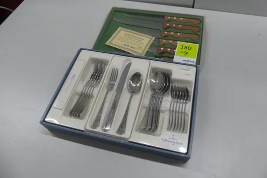 Villeroy & Boch Besteckset u. Solingen Messerset