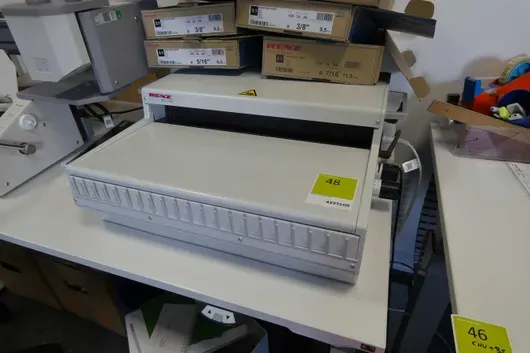 RENZ ECL 500 binding machine for wire bindings