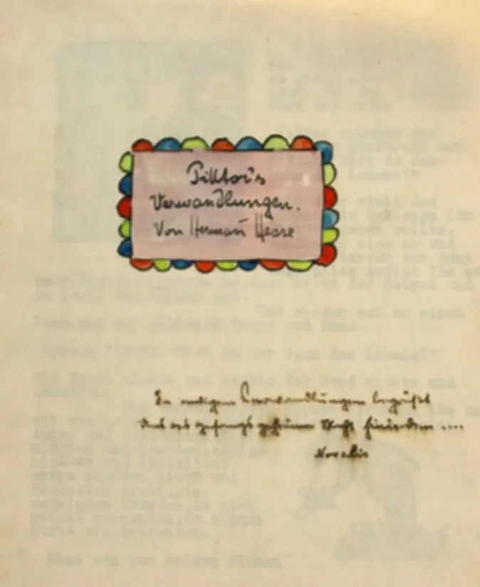 Hesse,H. – Les Métamorphoses de Piktor