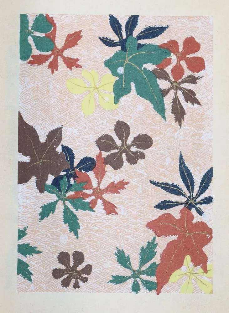 Japanisches Holzschnittbuch. – Muster-Sammlung (jap