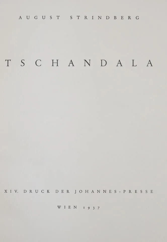 Strindberg,A. – Tschandala